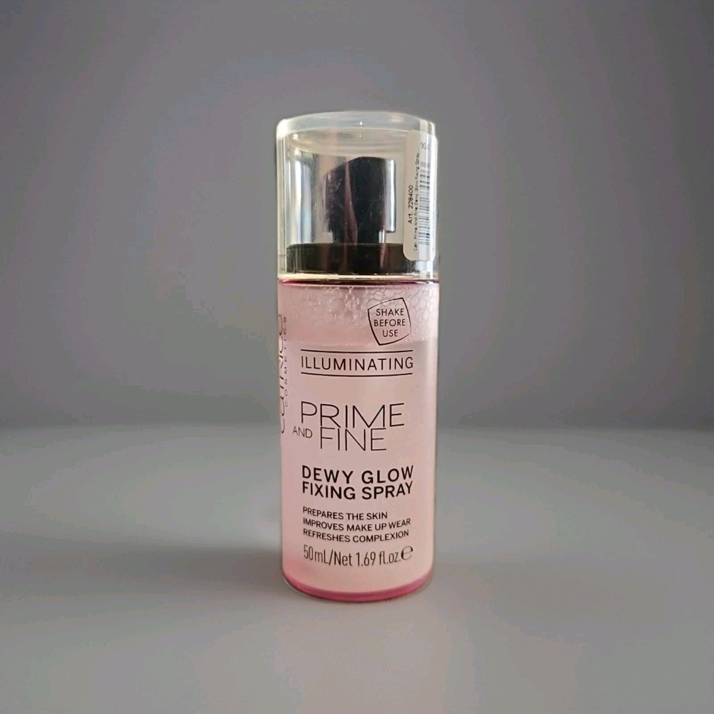 Fine Illuminating Dewy Glow Spray | Transparent Fast Drying Fixing Spray 1.69 oz
